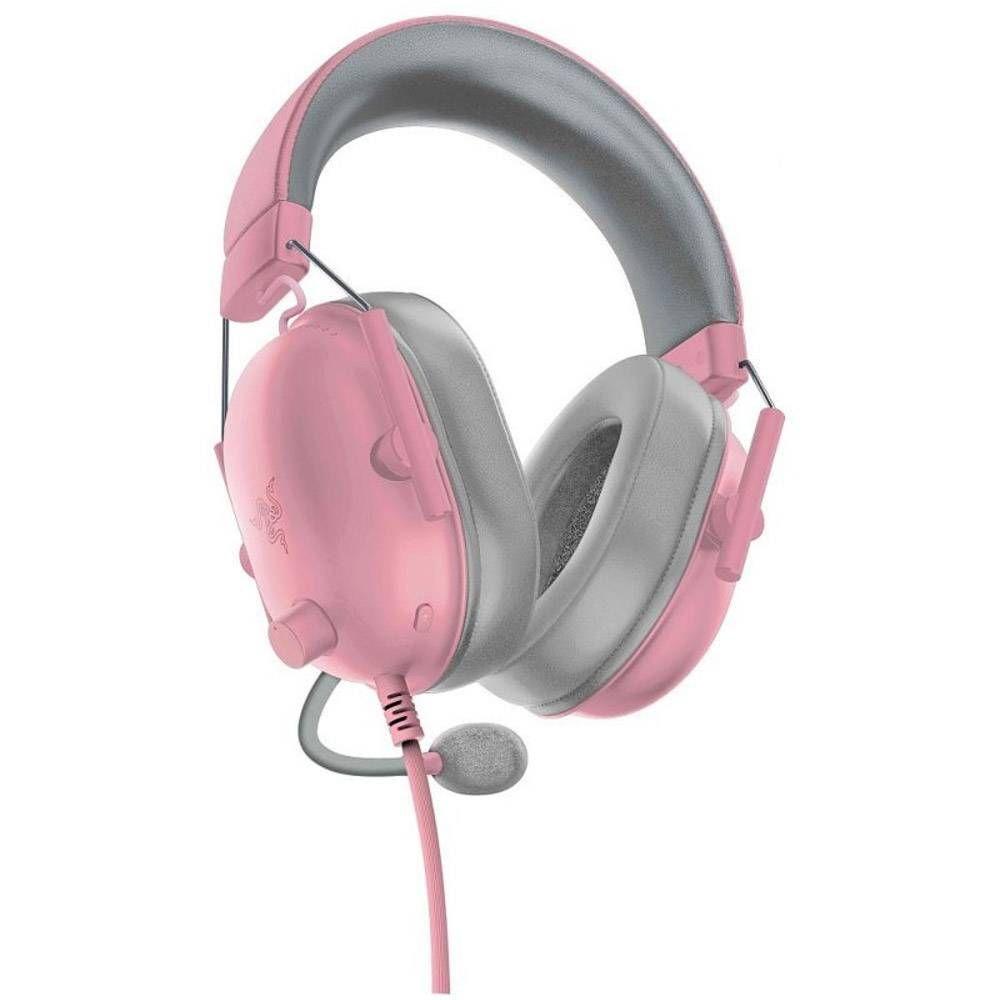 Headset Gaming RAZER BlackShark V2 X Quartz (Binaural - Com fios - Circum-aural - Rosa) — miniatura 3