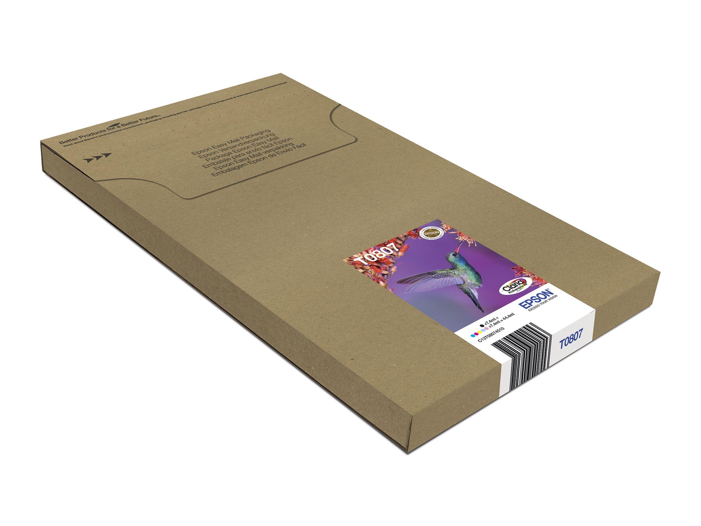 Tinteiro EPSON T0807 (Multipack de 6 - Multicor) — miniatura 5