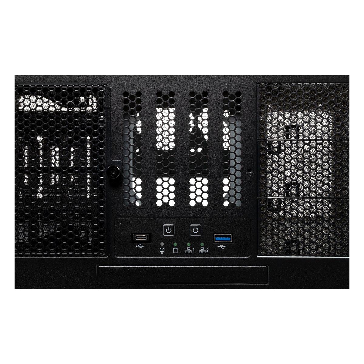 Caixa Rack Servidor UNYKACH UK 4329 (Rack - SGCC - Preto e Prateado) — miniatura 7