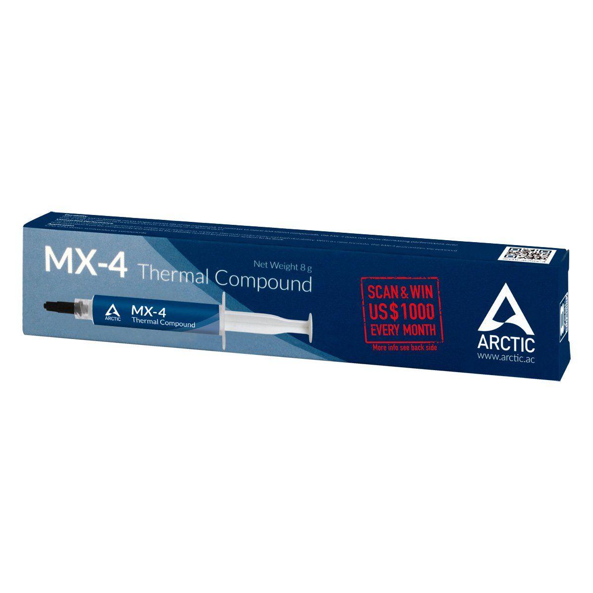 Pasta Térmica ARCTIC MX-4 Edition 2019 (Cola térmica - 8,5 W/m·K - 2,5 g/cm³ - Cinzento) — miniatura 2