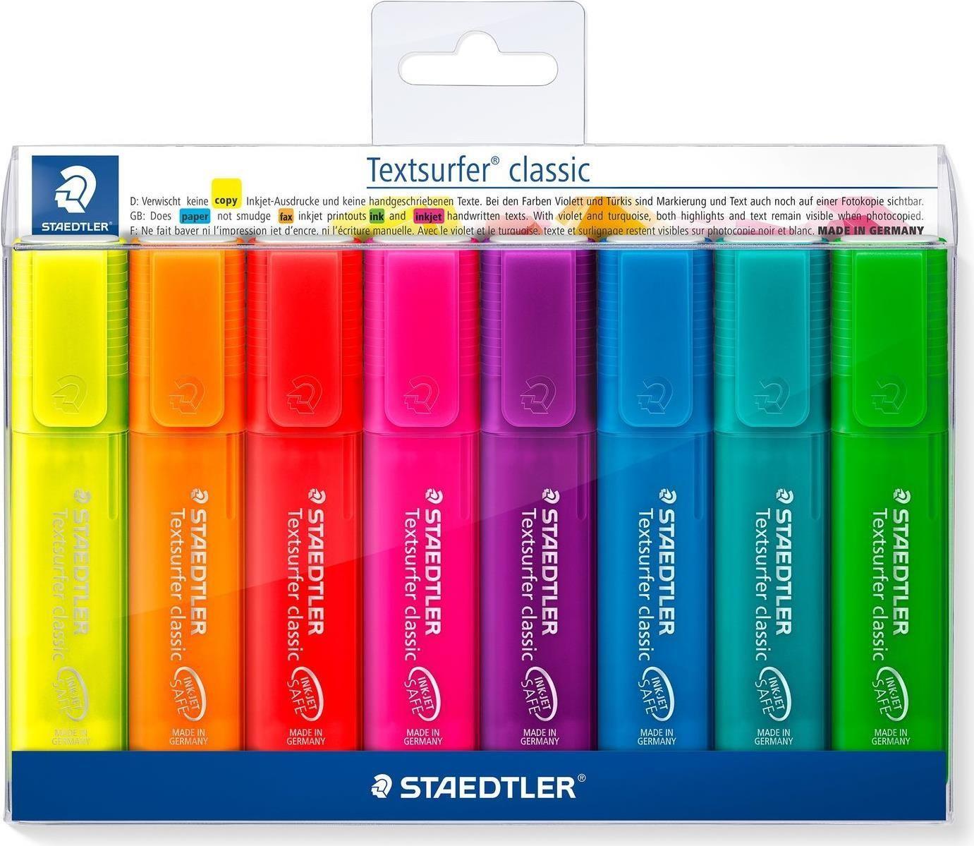 Marcadores Fluorescentes STAEDTLER Textsurfer Classic 364 P WP8 (Multicolor)