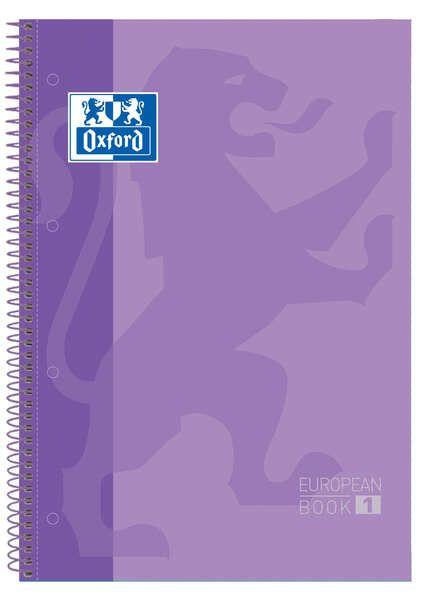 Caderno Espiral OXFORD Europeanbook 1 (Roxo)
