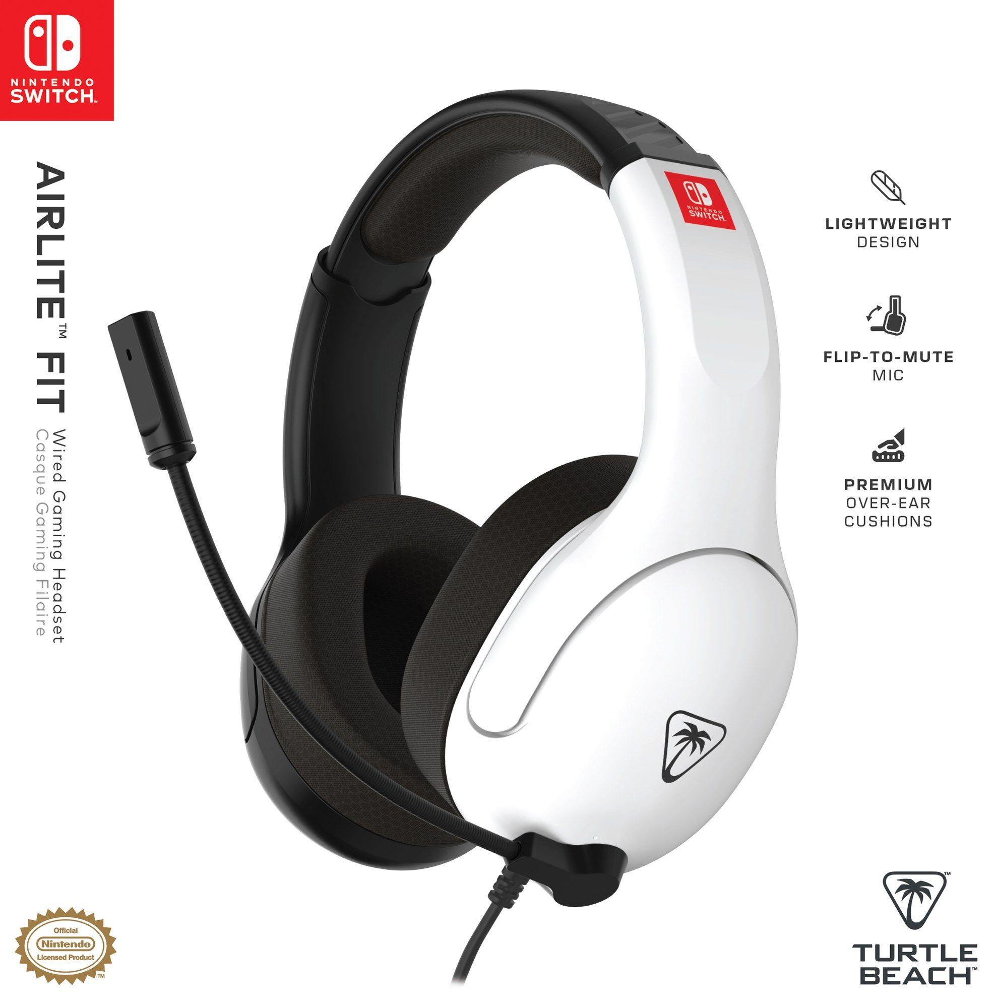 Headset Gaming TURTLE BEACH Airlite Fit (Binaural - Com fios - Circum-aural - Preto e Branco), miniatura 11