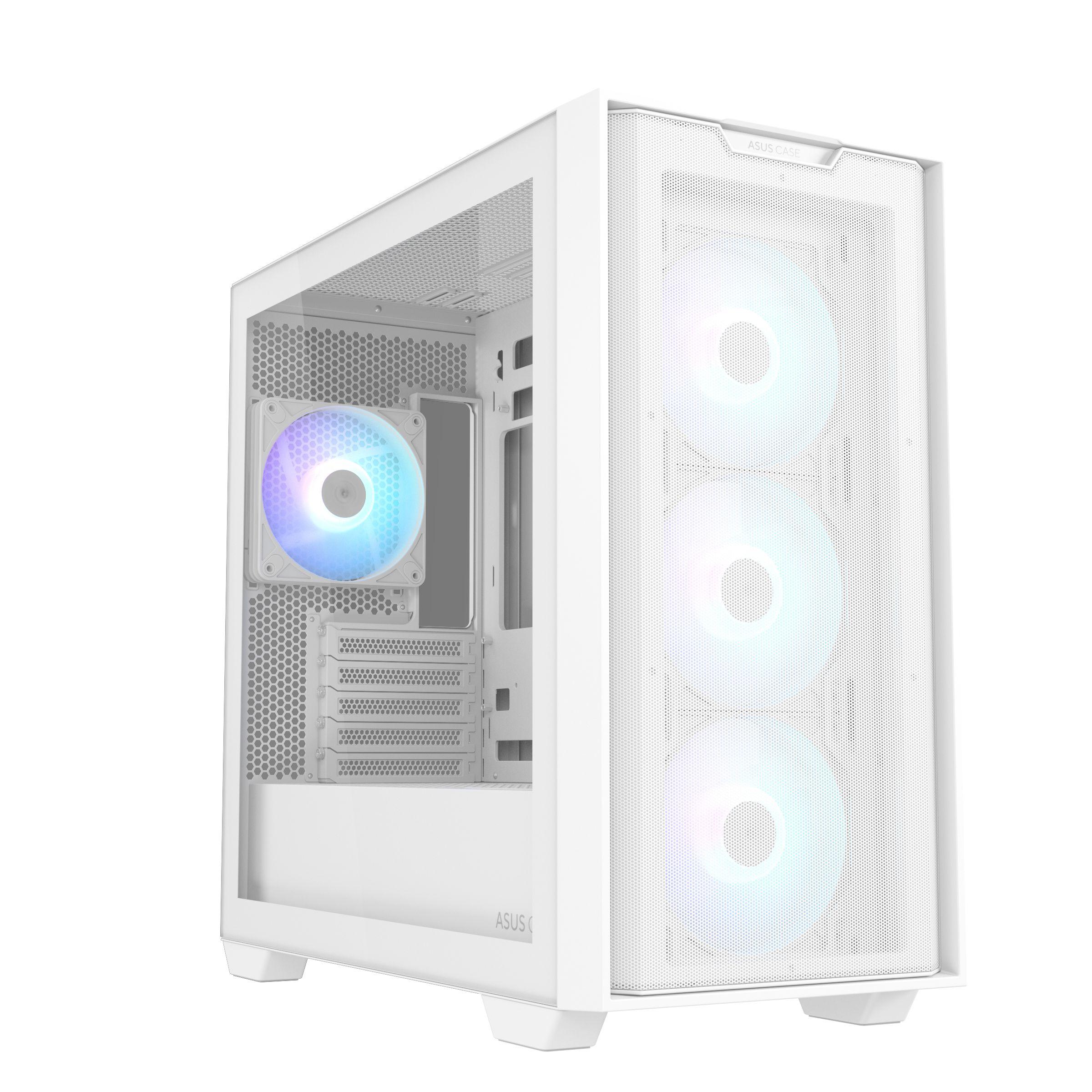 Caixa PC ASUS A21 PLUS (micro ATX, Mini-ITX - Micro Tower - Micro-ATX, Mini-ITX - Branco) — miniatura 5