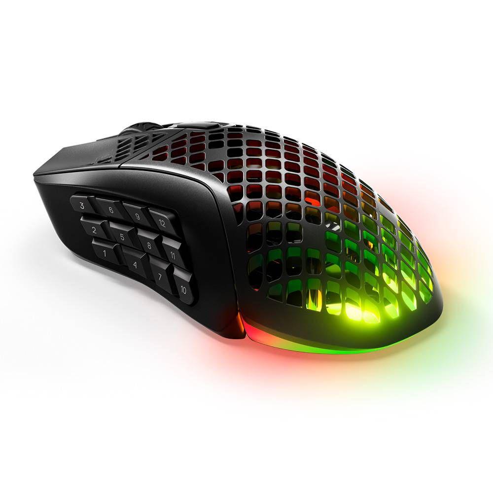 Rato STEELSERIES Aerox 9 Wireless (Ambidestro - 18000 DPI - Ótico - Preto) — miniatura 2