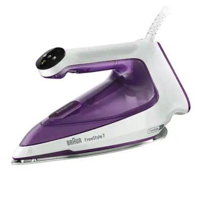 Ferro de Engomar a Vapor BRAUN FI7215VI (2000 W - 0,35 l - 230 g/min - Violeta e branco)