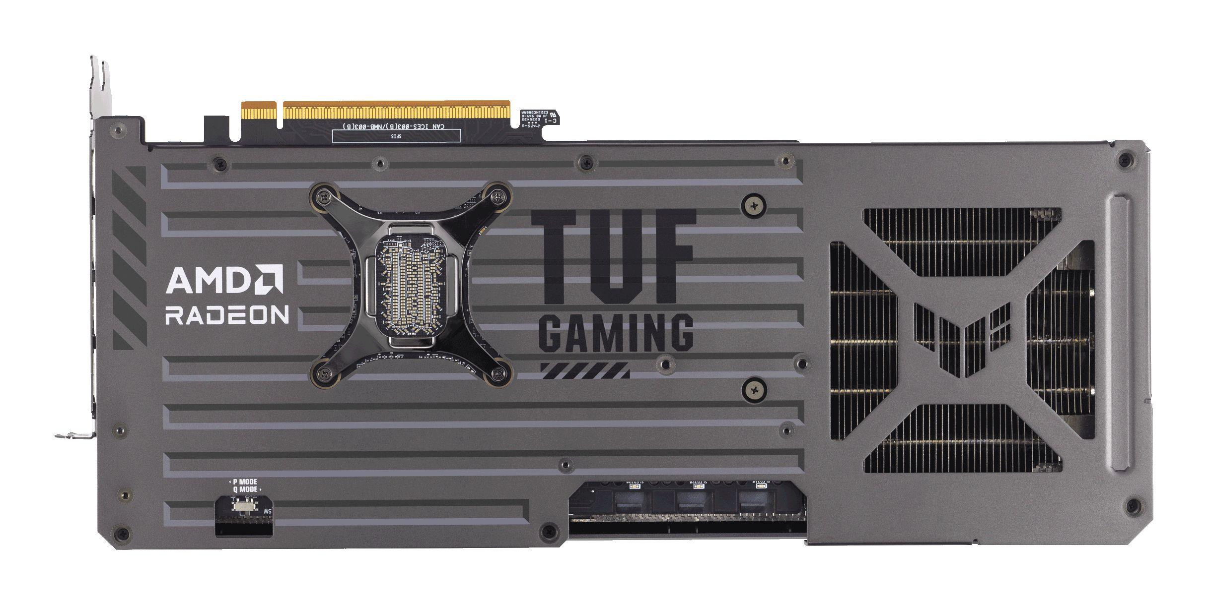 Placa Gráfica ASUS TUF Gaming Radeon RX 9070 XT OC (Radeon RX 9070 XT - 20 Gbit/s - 16 GB - Preto e Prateado), miniatura 8