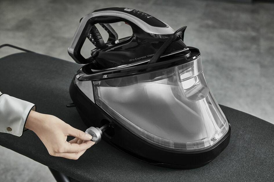 Centro de Engomar TEFAL Pro Express Vision GV9821E0 (3000 W - 1,2 l - 9 bar - Preto e Prateado) — miniatura 3