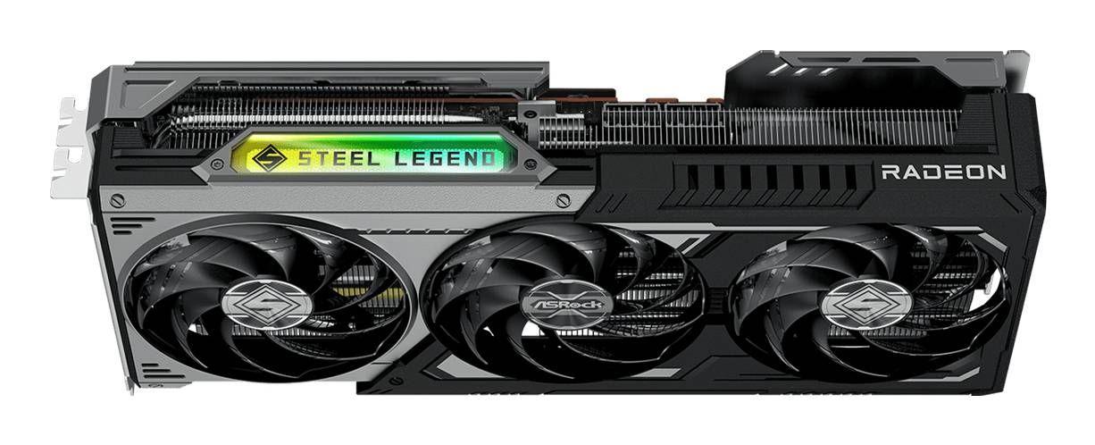 Placa Gráfica ASROCK Radeon RX 9070 XT Steel Legend Dark (Radeon RX 9070 XT - 16 GB - GDDR6 - Multicor), miniatura 5