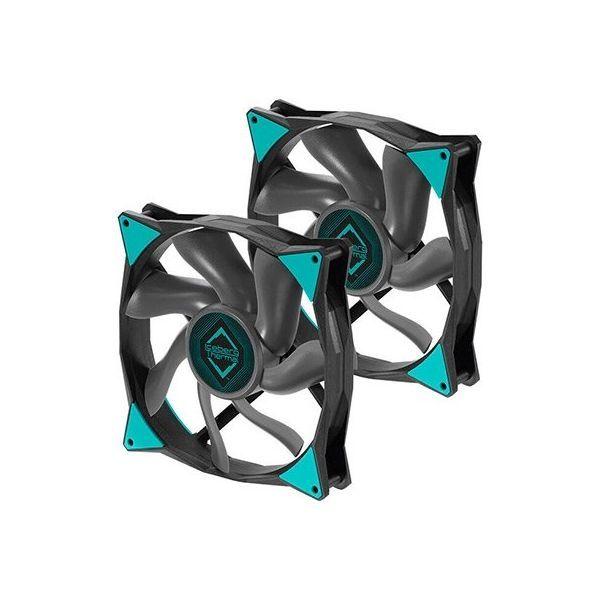 Conjunto de 2 Ventoinhas ICEBERG THERMAL IceGALE14-C2A (Preto)