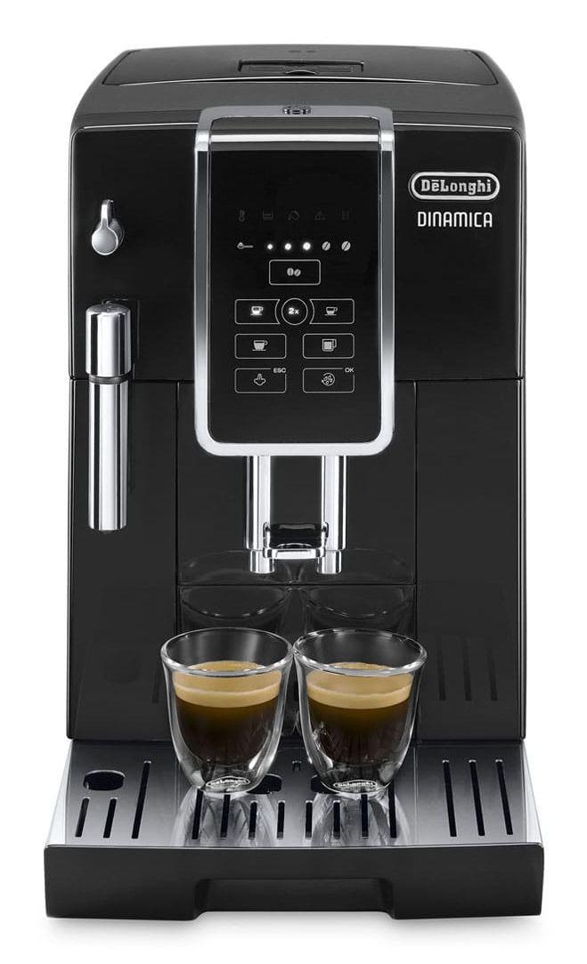 Máquina de Café Expresso Automática DE'LONGHI ECAM350.15.B / Dinamica (Grãos de café e café moído - 1450 W - 15 bar - Preto)