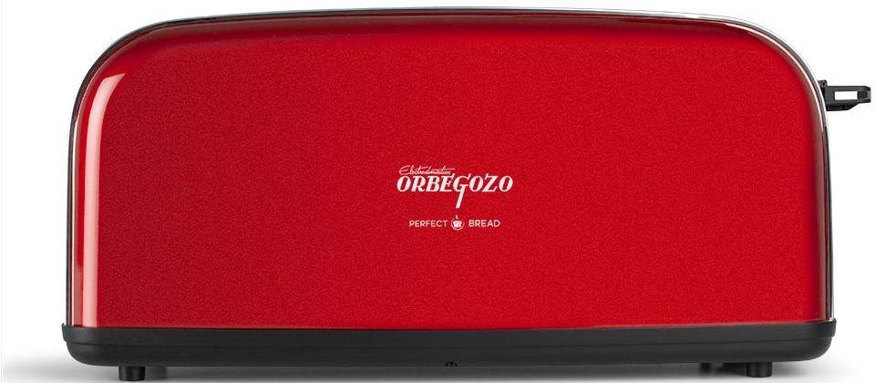 Torradeira ORBEGOZO TOV 6200 (850 W - 1 fatia - Aço inoxidável - Vermelho), miniatura 2