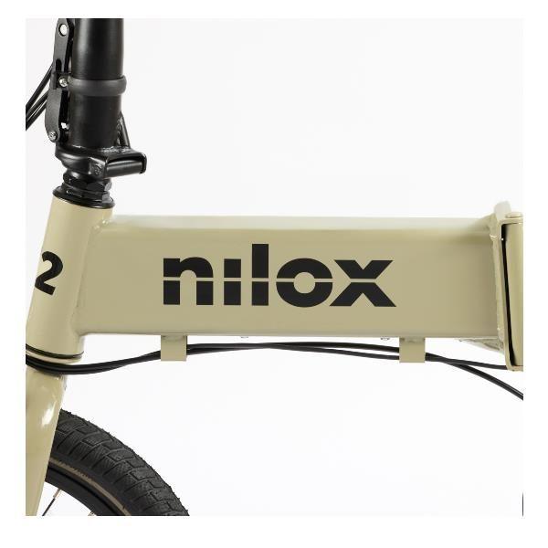 Bicicleta Elétrica NILOX J2 (250 W - 16" - Cinzento) — miniatura 9
