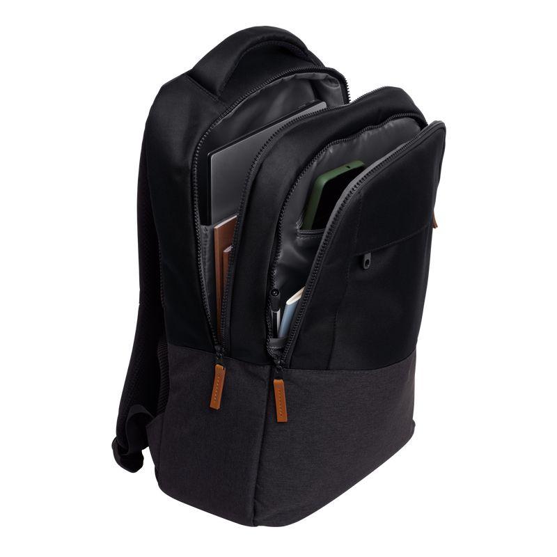 Mochila para Portátil TRUST Lisboa (23 l - Poliéster - 40,6 cm - Preto), miniatura 3
