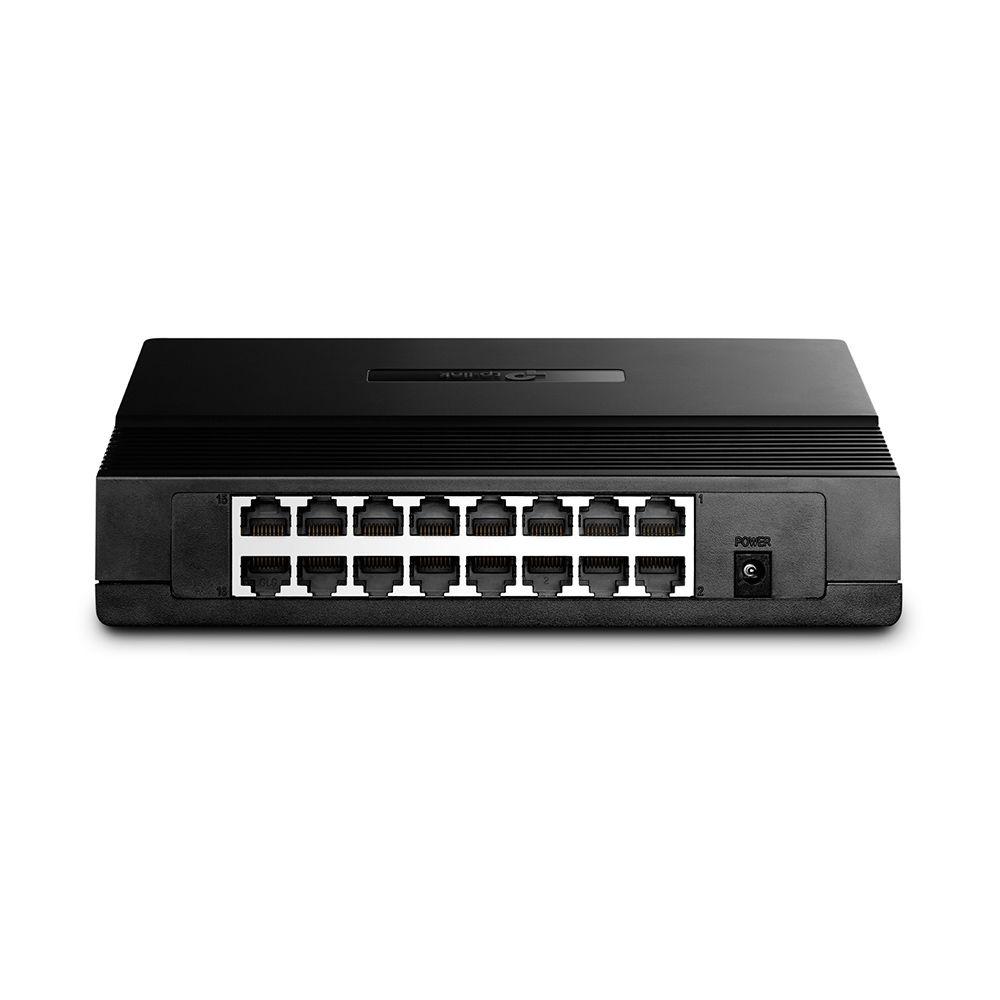 Switch TP-LINK TL-SF1016D (Fast Ethernet - 3,2 Gbit/s - Preto) — miniatura 3