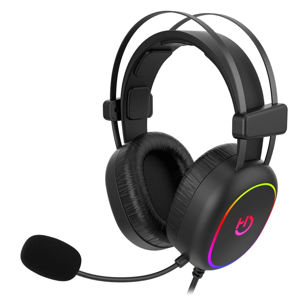Headset Gaming HIDITEC Erys ARGB (Binaural - Com fios - Circum-aural - Preto), miniatura 2