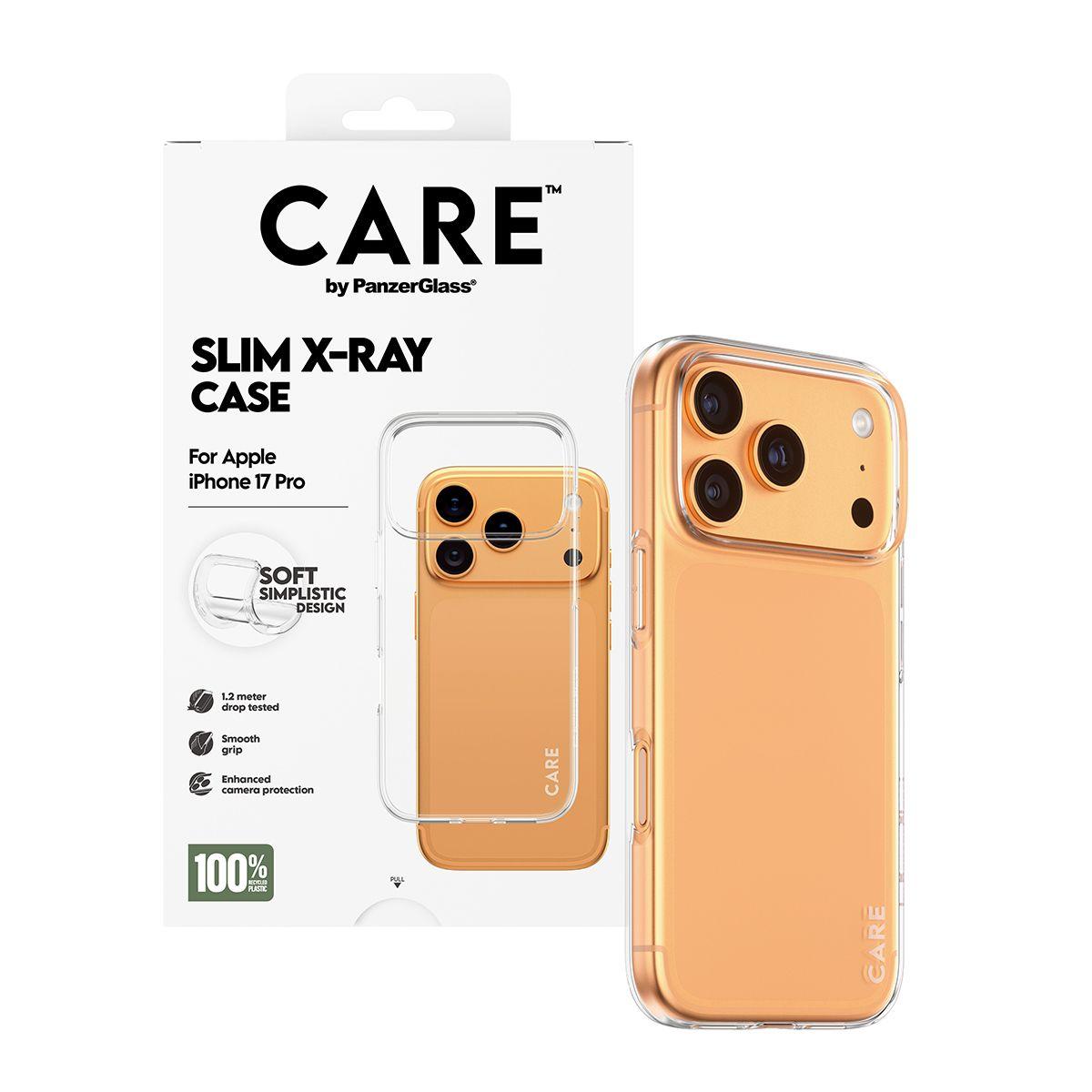 Capa PANZERGLASS CARE X-Ray Soft Basic iPhone 17 Pro (Apple - Transparente), miniatura 5