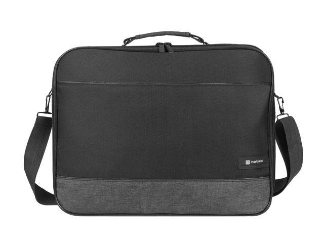 Mala para Portátil NATEC Impala 2 (Poliéster - 14,1" - Altura 30,5 cm - Preto e Cinzento)