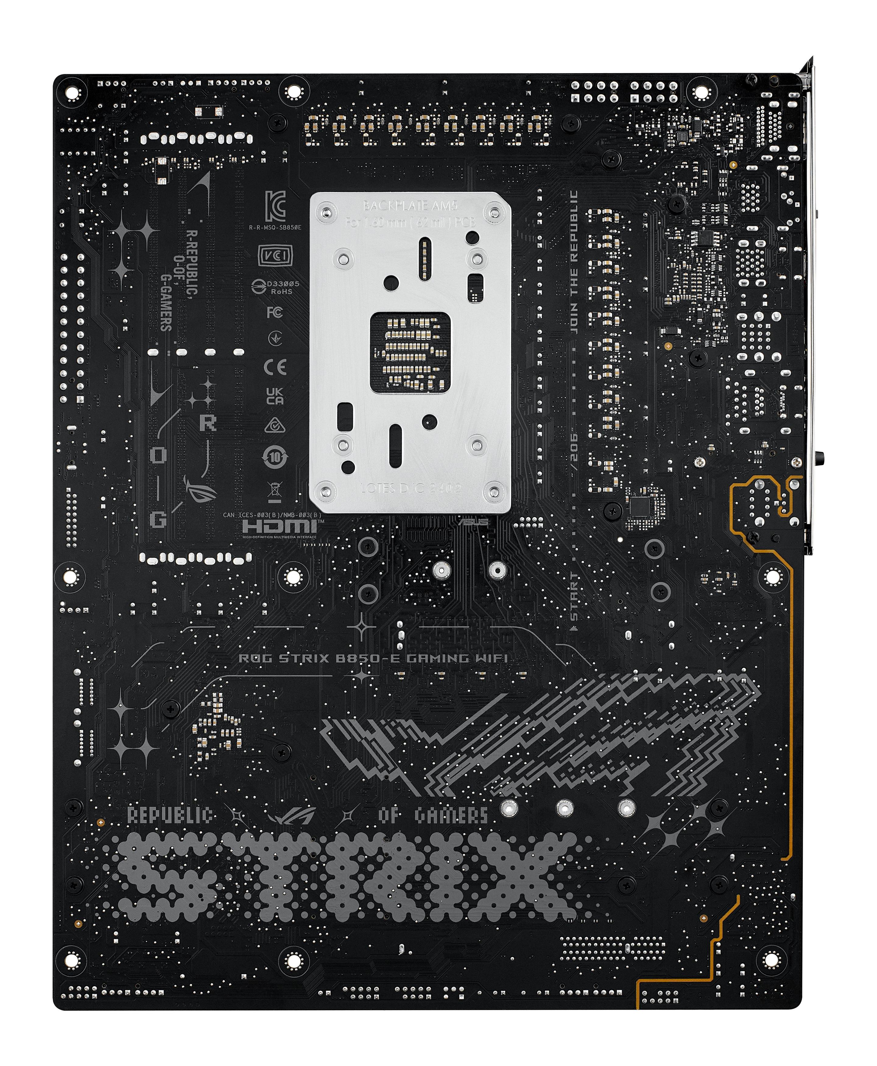 Motherboard ASUS ROG STRIX B850-E GAMING WIFI (AM5 - ATX - Duplo canal - Preto) — miniatura 10