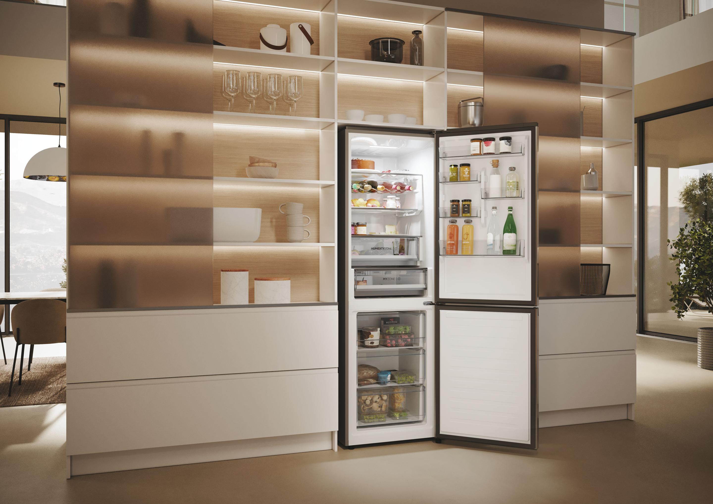 Frigorífico Combinado Independente HAIER HDPW5618CNPK (352 l - hOn - 185x59,5x66,7 cm - Prateado) — miniatura 17