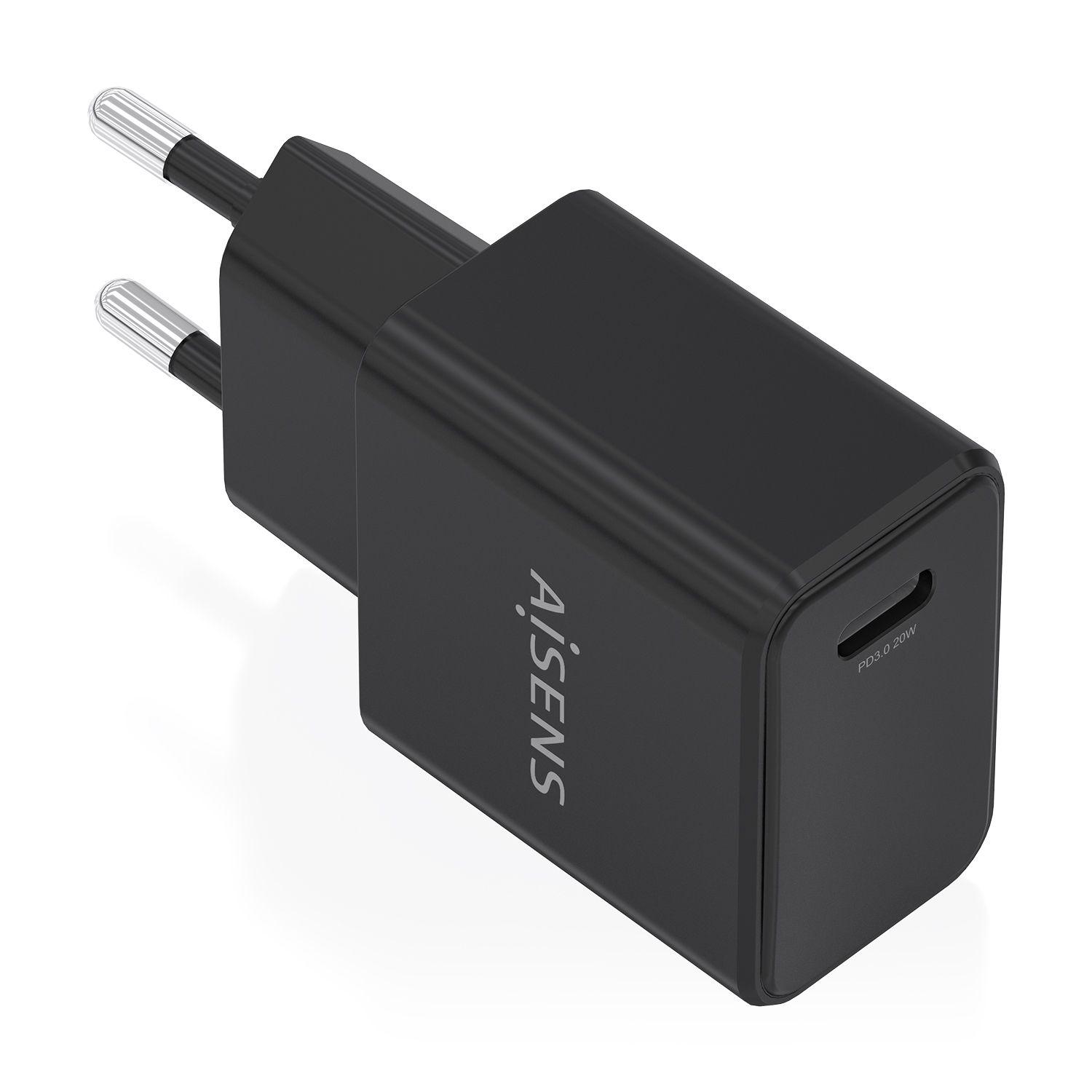 Carregador de Parede AISENS A110-1024 (20 W - Preto)