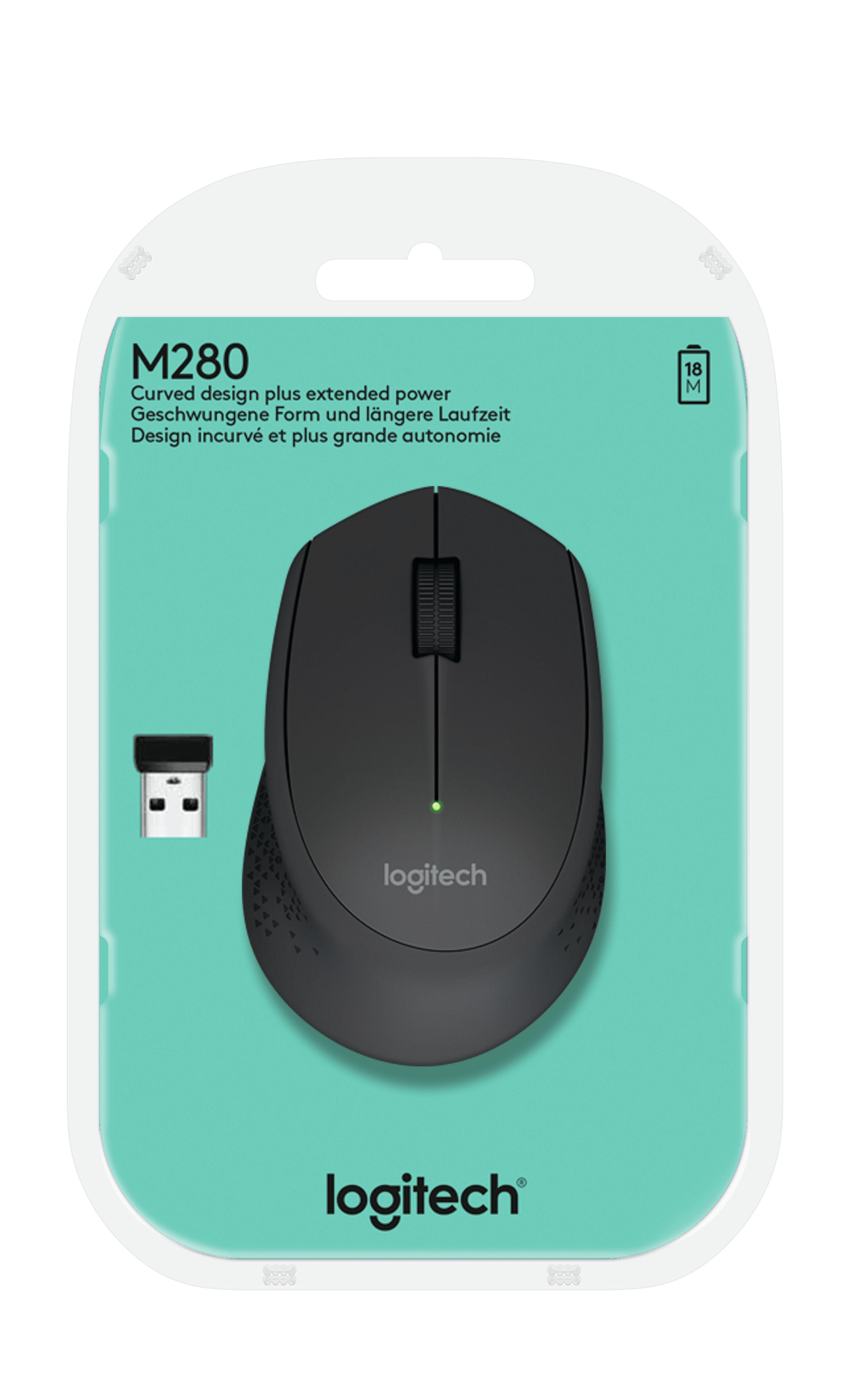 Rato LOGITECH M280 (Mão direita - 1000 DPI - Ótico - Preto) — miniatura 5