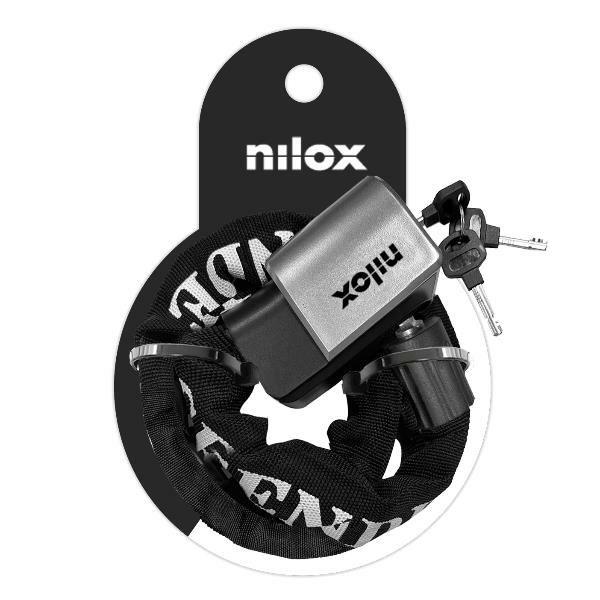 Cadeado de Corrente NILOX NXPLCHAINLOCK (Preto e Metálico)