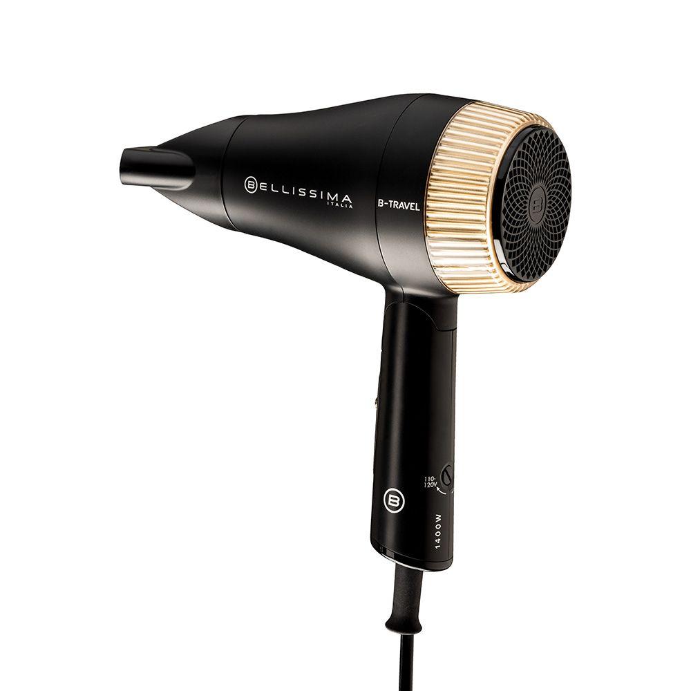 Secador de Cabelo BELLISSIMA B-Travel (Preto e Dourado), miniatura 7
