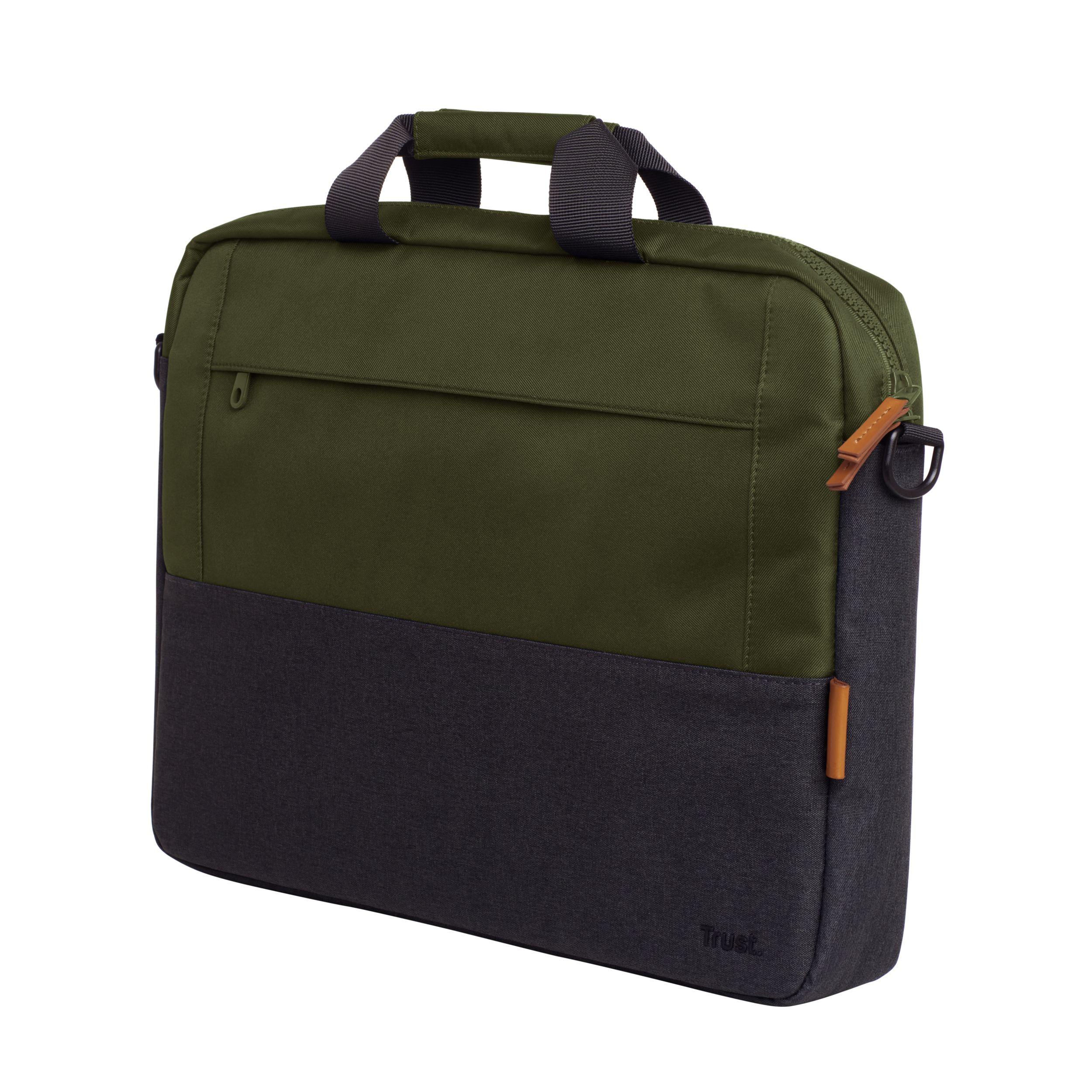 Pasta para Portátil TRUST Lisboa (16" - 21 l - Poliéster - Verde)