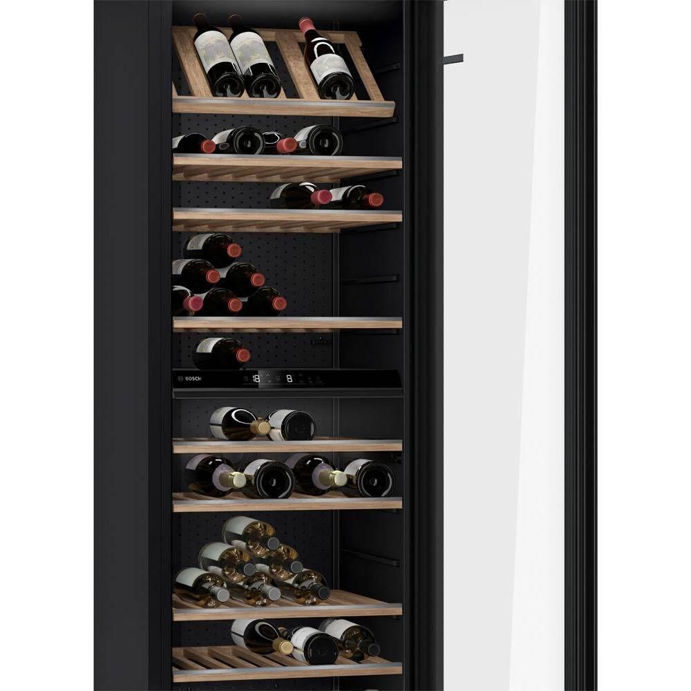 Cave de Vinho Independente BOSCH KWK36ABGA (199 garrafas - 370 l - Altura 186 cm - Preto) — miniatura 4
