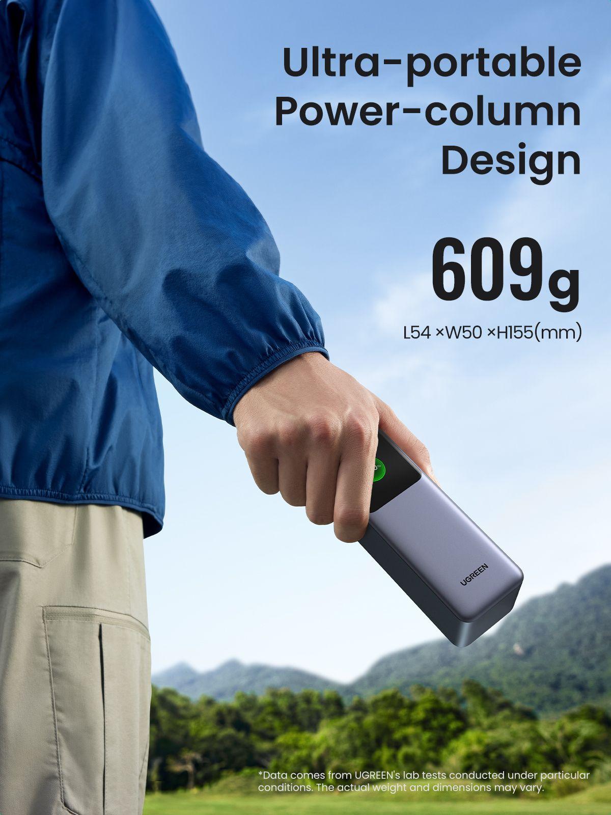 Powerbank UGREEN PB722 Nexode (25000 mAh - 200 W - Cinzento) — miniatura 7