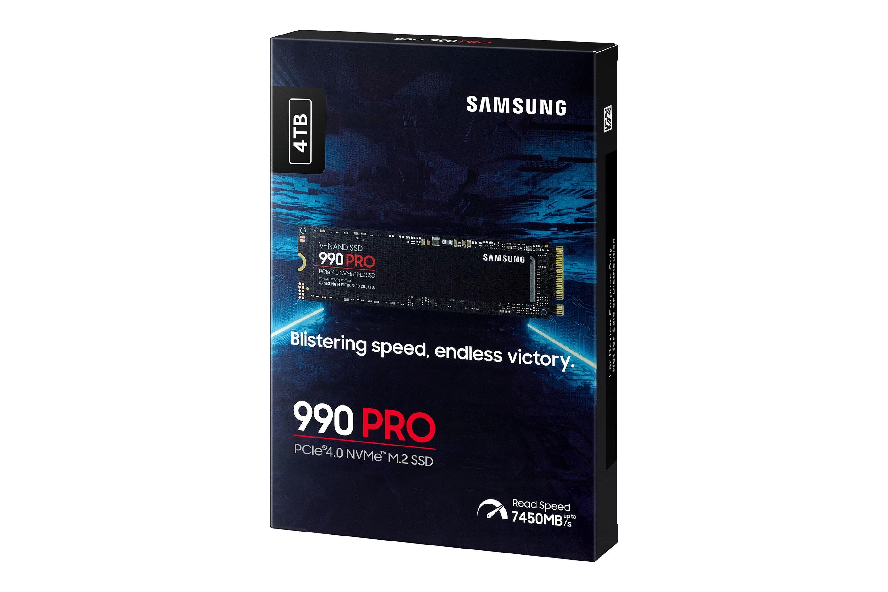 SSD Interno SAMSUNG 990 PRO MZ-V9P4T0BW (4 TB - M.2 2280 - PCI Express 4.0 NVMe) — miniatura 7