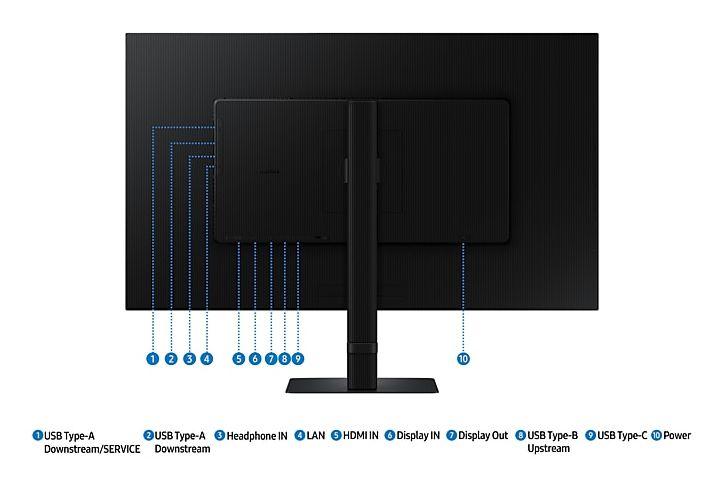 Monitor SAMSUNG ViewFinity S6 S32D604UAU (32" - IPS - 100 Hz - Preto) — miniatura 14