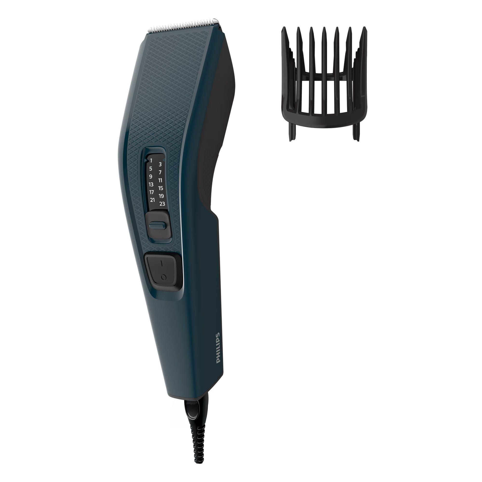 Máquina de Cortar Cabelo PHILIPS HC3505/15 (Aço inoxidável - Preto e Verde)