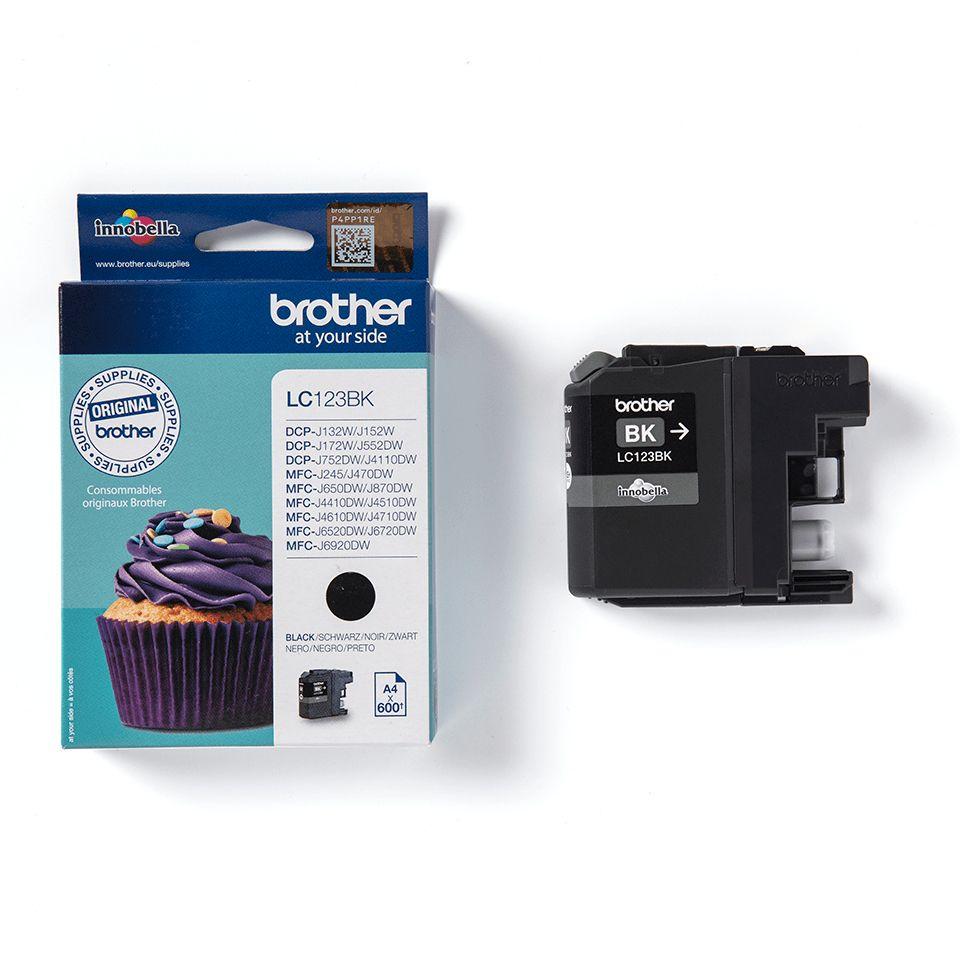 Tinteiro BROTHER LC123BK (600 páginas - Preto) — miniatura 2