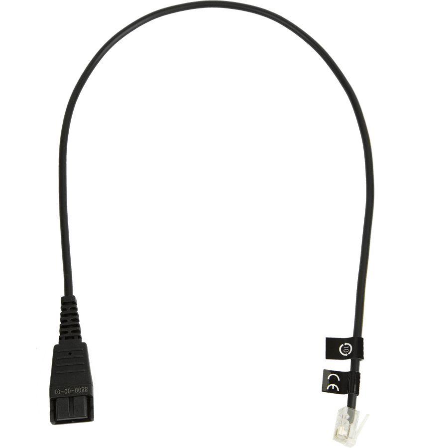 Cabo para Auscultadores JABRA 8800-00-01 (Preto)