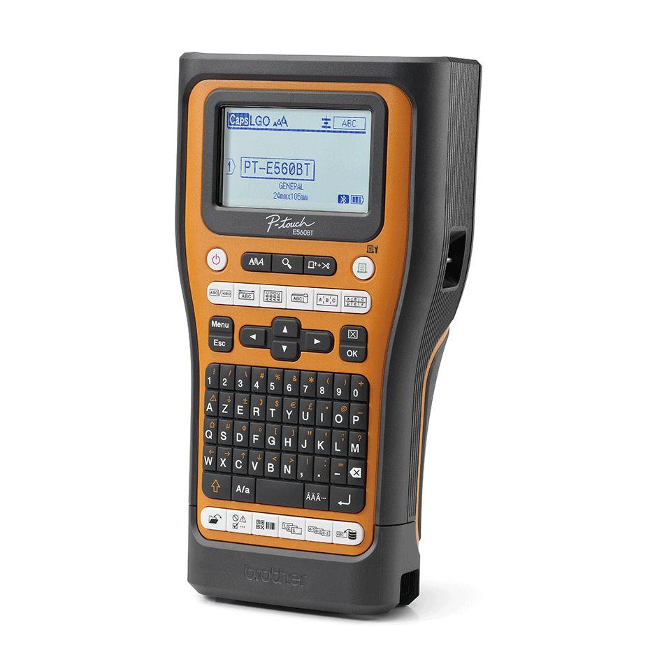 Rotuladora Eletrónica BROTHER PT-E560BTSP (USB e Bluetooth - Windows 10, Windows 11 - Preto/Laranja), miniatura 3