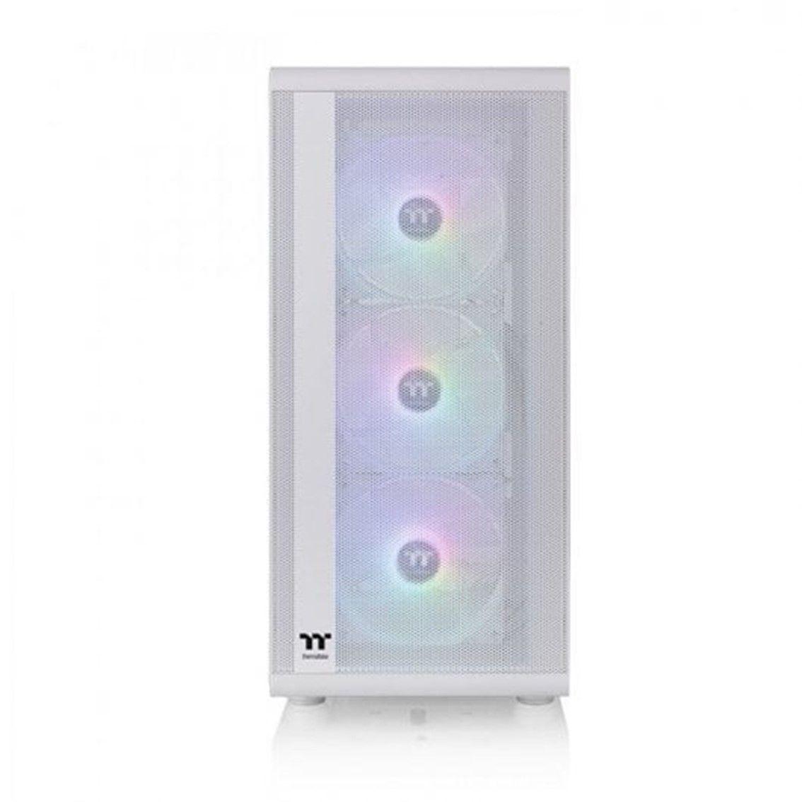 Caixa PC THERMALTAKE S200 TG ARGB Snow (ATX, micro ATX, Mini-ITX - Midi Tower - SPCC - Branco)