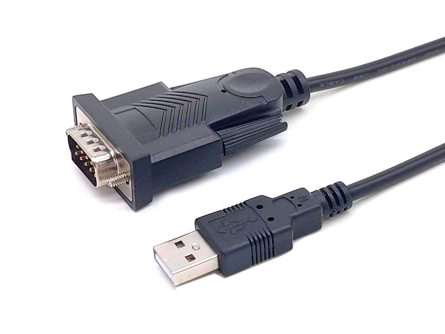 Adaptador USB para Série EQUIP 133391 (1,5 m - DB-9 - USB Type-A - Preto)