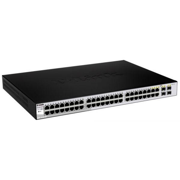 Switch Gerido D-LINK DGS-1210-48 (Gigabit Ethernet - 12 MB - 104 Gbit/s - Preto) — miniatura 4