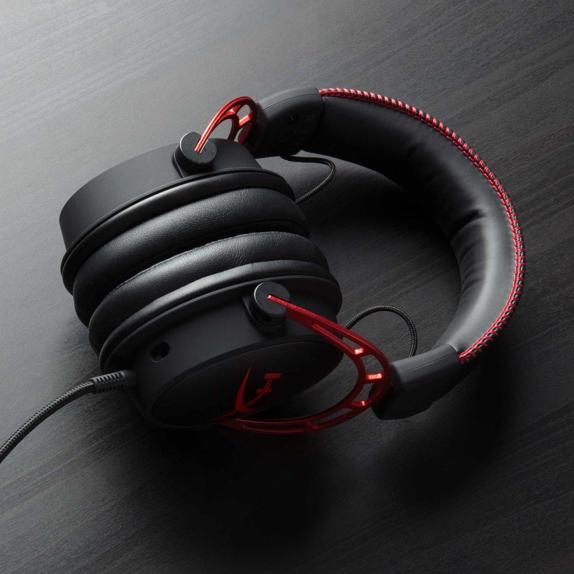 Auscultadores Gaming HYPERX Cloud Alpha (Binaural - Com fios - Circumaural - Preto e Vermelho), miniatura 2
