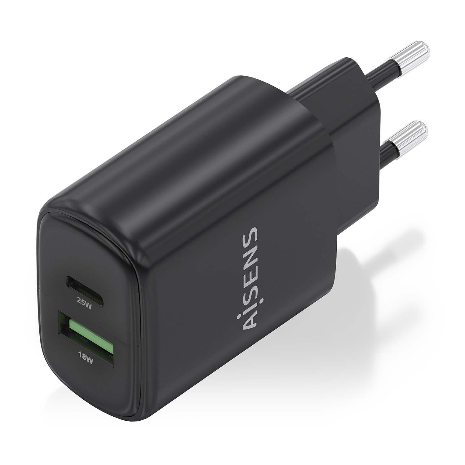 Carregador de Parede AISENS A110-0912 (25 W - Branco), miniatura 2