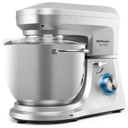Batedeira Amasseira ORBEGOZO AM 8000 (1800 W - 7 l - Prateado)
