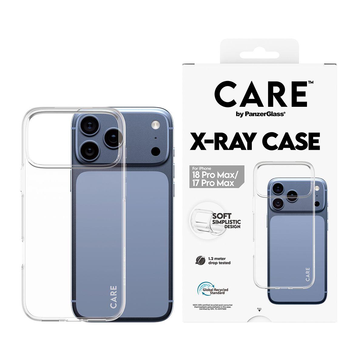 Capa para Telemóvel PANZERGLASS CARE X-Ray Case iPhone 17 Pro Max (Transparente), miniatura 2