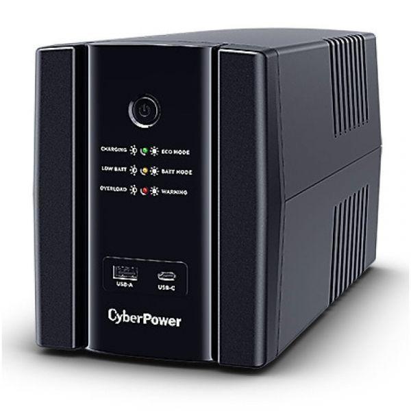 SAI Line-Interactive CYBERPOWER UT1500EG (USB Type-A/USB Type-C - Tipo F - Preto) — miniatura 3