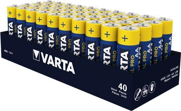 Pilhas Alcalinas VARTA Industrial 4006 (Amarelo e Azul)