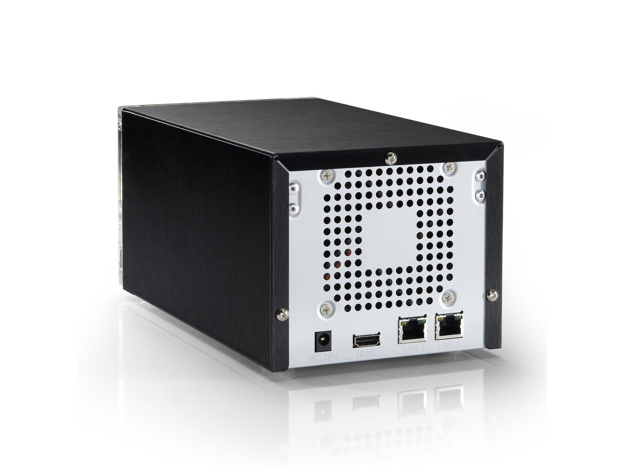 Gravador de Vídeo em Rede LEVELONE NVR-1204 (4 Canais - 2 HDD até 8 TB - Preto) — miniatura 2
