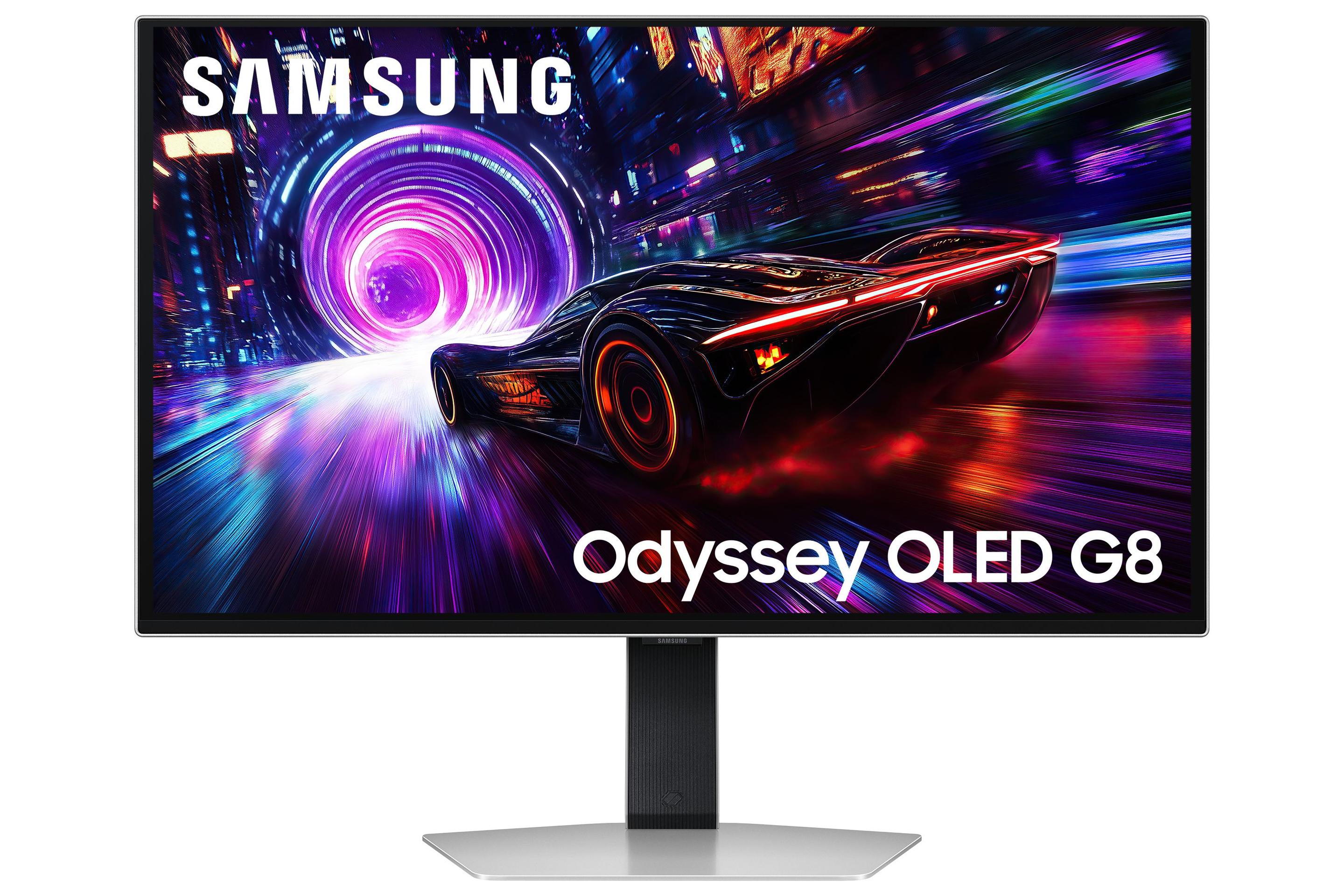 Monitor SAMSUNG Odyssey OLED G8 G81SF LS27FG812SUXEN (27" - OLED - 240 Hz - Prateado)