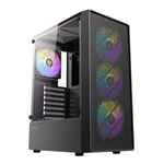 Caixa PC Gaming ANTEC CX M2 ARGB (Micro-ATX e Mini-ITX - Caixa PC Mini Tower - Aço e plástico - Preto) — miniatura 3