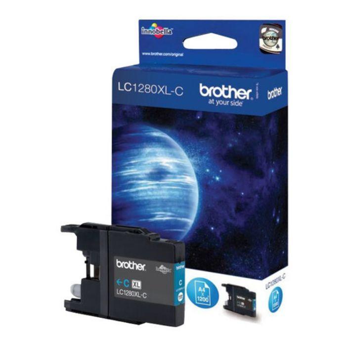 Tinteiro BROTHER LC1280XLC (1200 páginas - Ciano) — miniatura 3